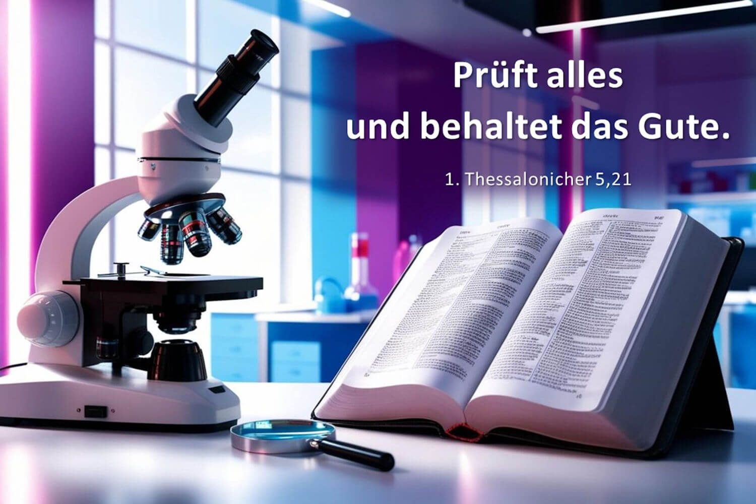 Prüft alles. Behaltet das Gute.